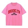 Флисовый свободный свитер в стиле Харадзюку Brooklyn 1898, милая футболка для пары на День святого Валентина, винтажная женская футболка в стиле ретро