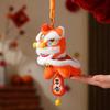 Bell Lion Dance Pendant Fortune Character Chinese New Year Gift  2026 Spring Festival