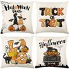 Halloween Pillow Cover Home Living Room Sofa Linen Printed Pillow Cover Bedroom Cushion Cover