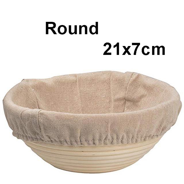 Rattan Bread Proofing Basket Natural Oval Rattan Wicker Dough Fermentation Sourdough Bread Basket