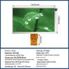 7-Inch HD 1024x600 IPS RGB LCD Screen with Full Viewing Angle