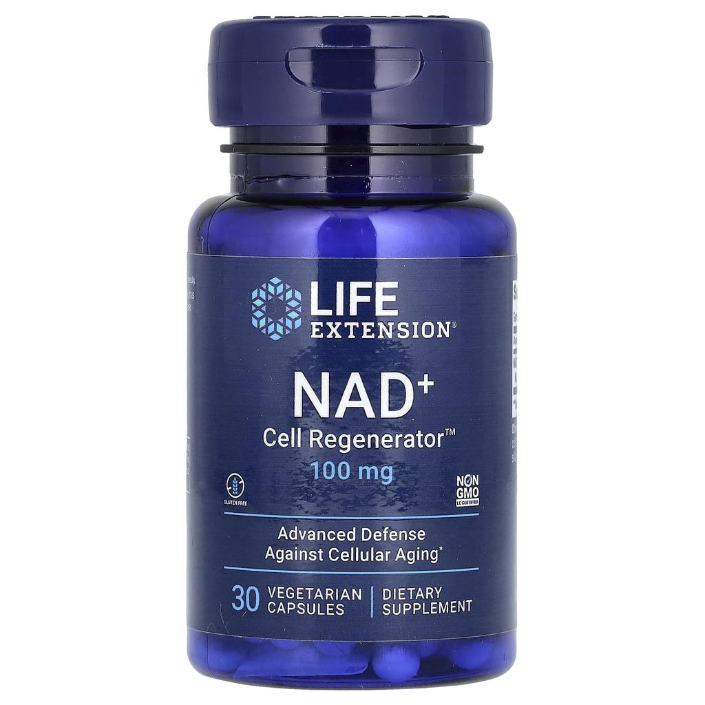 Life Extension NAD+ Cell Regenerator, 100mg, 30 Veggie Capsules