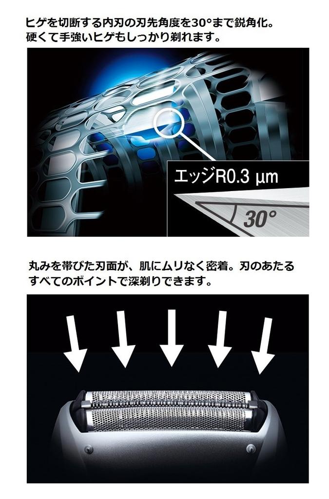 Бритва Panasonic с 3 лезвиями для ванн, синяя, мужская ES-RL15-A