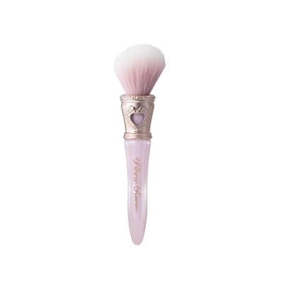 Кисть для румян Flower Knows Bunny Garden, Мягкая кисть для пудры для щек, Кисть для макияжа лица для скульптурирования(Жемчужно-розовый)