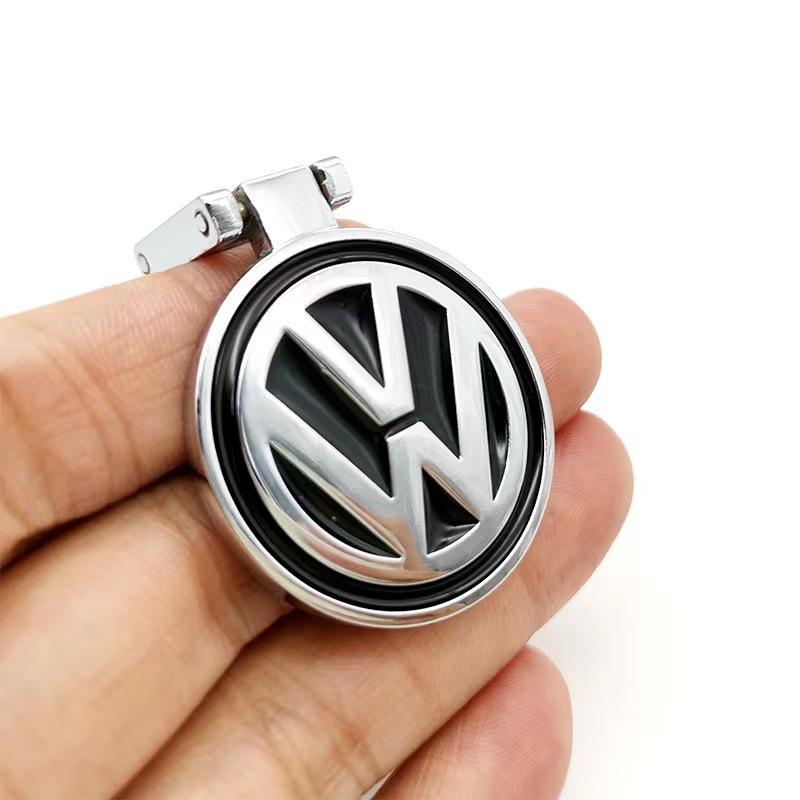 Valve Stems Caps 3D Metal/Leather Car Volkswagen Series Key Chain Keyring Auto Interiors Accessories For VW RLine R Golf Amarok UH5