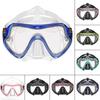 Diving Mask Swimming Goggles Scuba Snorkel Silicone Skirt Tempered Glass Panoramic HD for Adult Youth Anti-Fog with Nose Cover