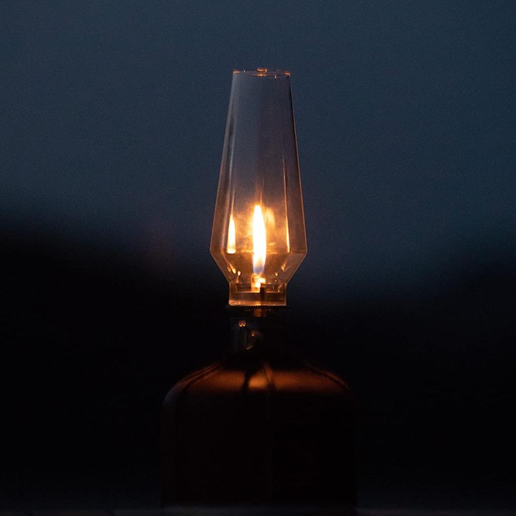 CAMPING MOON Газовая свеча-фонарь с деревянным футляром для фонаря, T-1