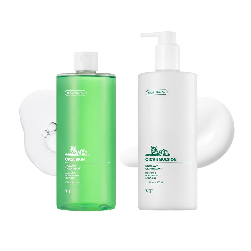 VT Cica Large Capacity Basic Set (Skin 510ml + Emulsion 500ml)