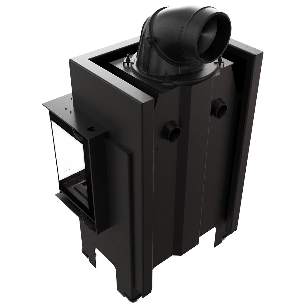 Steel fireplace KRATKI NBC 680/280 left right 7 kW Ø 160