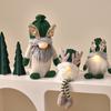1pc Christmas Gifts with Lights Christmas Decorations Table Ornaments Green Faceless Christmas Doll Goblin Dolls Cloth Gift