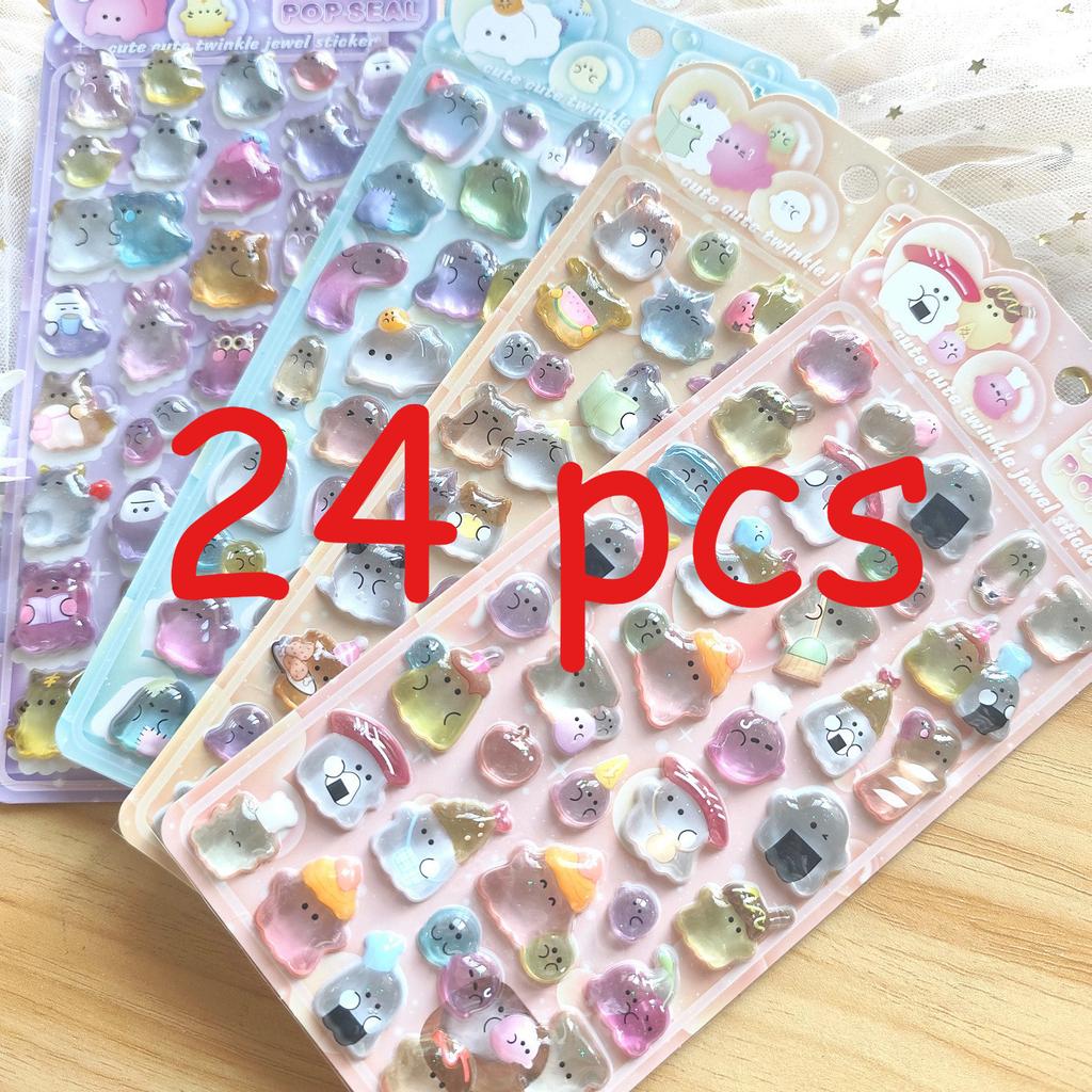 Cartoon Youyou Family 3D Solid Crystal Three-Dimensional Toy Stickers, Children's Handmade Educational Reward Gifts