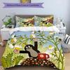 KRTECEK 3pcs Bedding Set Duvet Cover Closure Includes 1 Duvet Cover & 2 Pillowcases for All Seasons Bedroom Home Dorm Decor