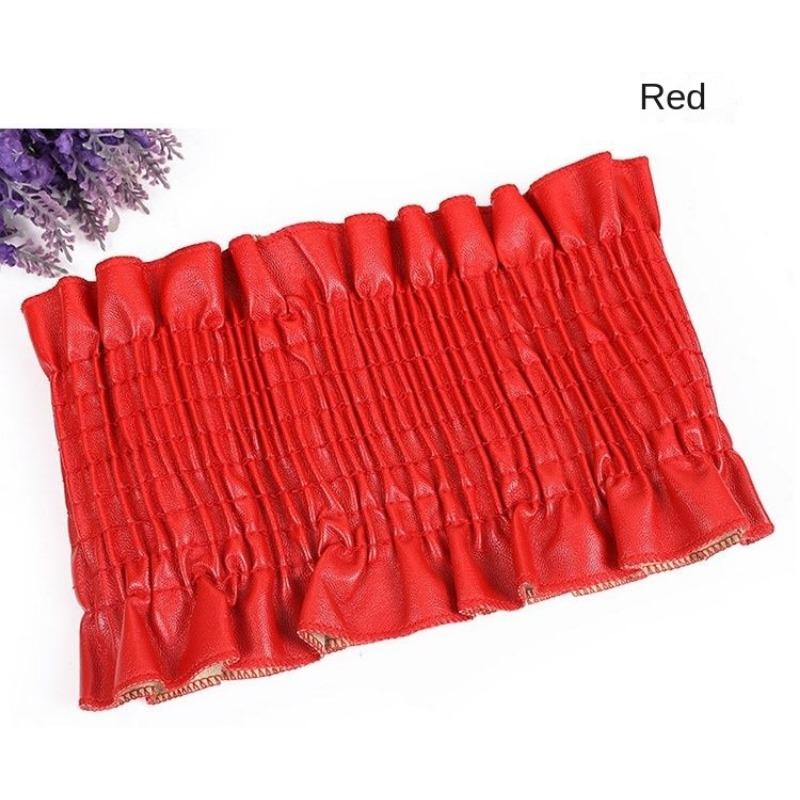 Ultra-wide Shirt Girdle Ladies Simple Wild Lace Elastic Dress Decorative Belt Black and Red Wild Accessories Tide.