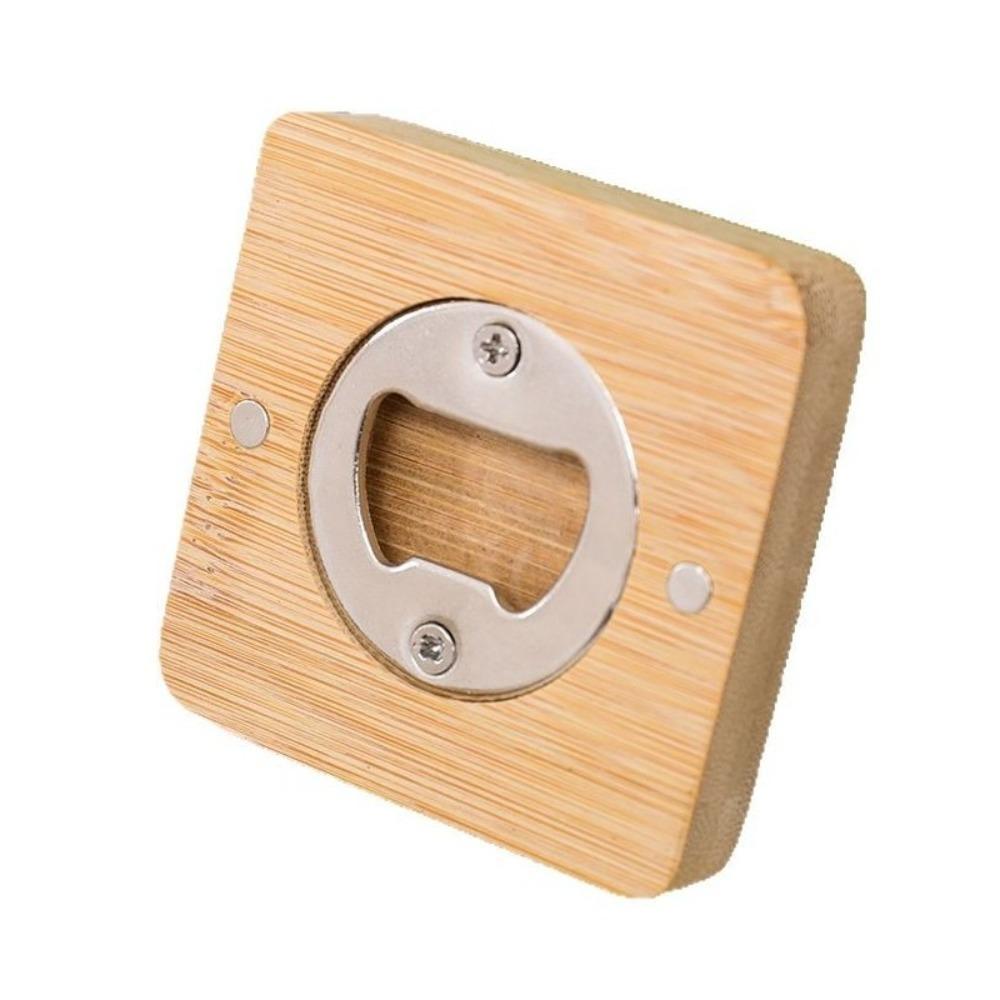 Magnetic Bottle Openers Square Round Beer Bottle Opener Portable Beer Opener  for Home Kitchen Bar