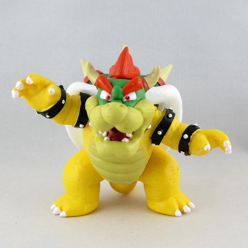 Аниме игра Bowser Koopa ПВХ Рисунок Модель Кукла Детская игрушка