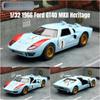 Модель игрушечной машины 1/32 масштаб 1966 Ford GT40 MKII Racing Rally литой сплав миниатюрный автомобиль коллекция подарок для детей мальчик