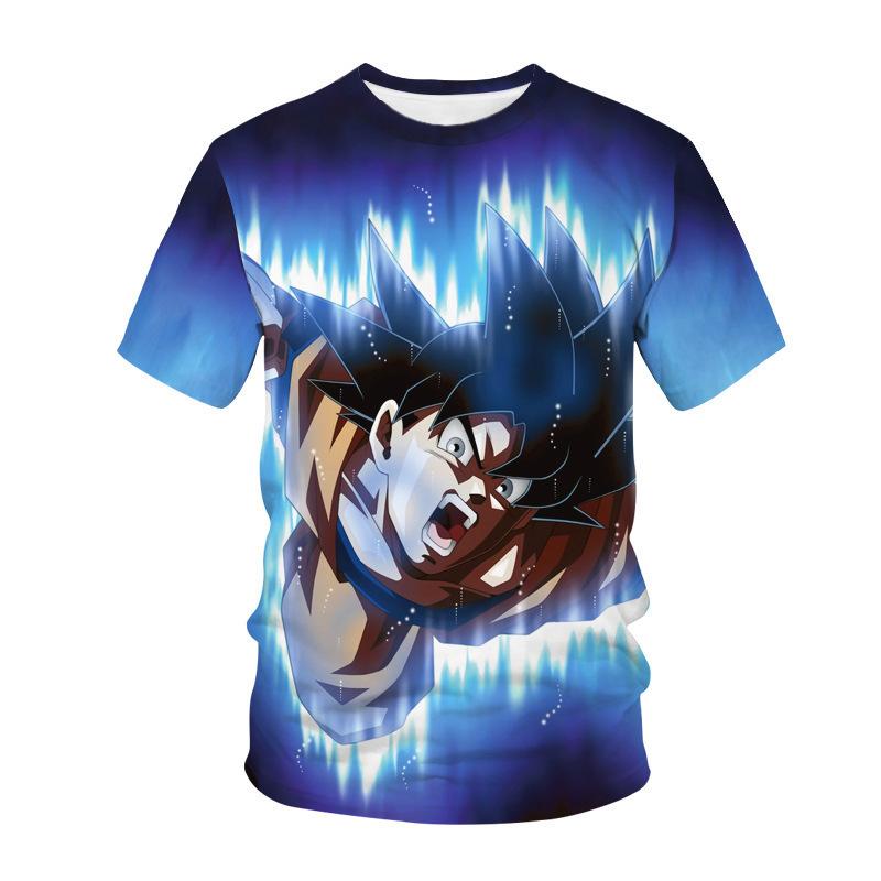 Summer Animation Anime Men's and Women's Summer Casual Clothes Wukong Top 3D T-shirt