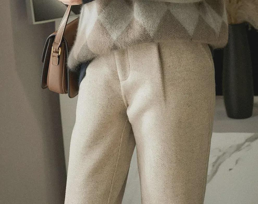 Женский свободный свитер-пуловер с красным ромбом, круглый вырез, тренд осени/зимы 2024 года