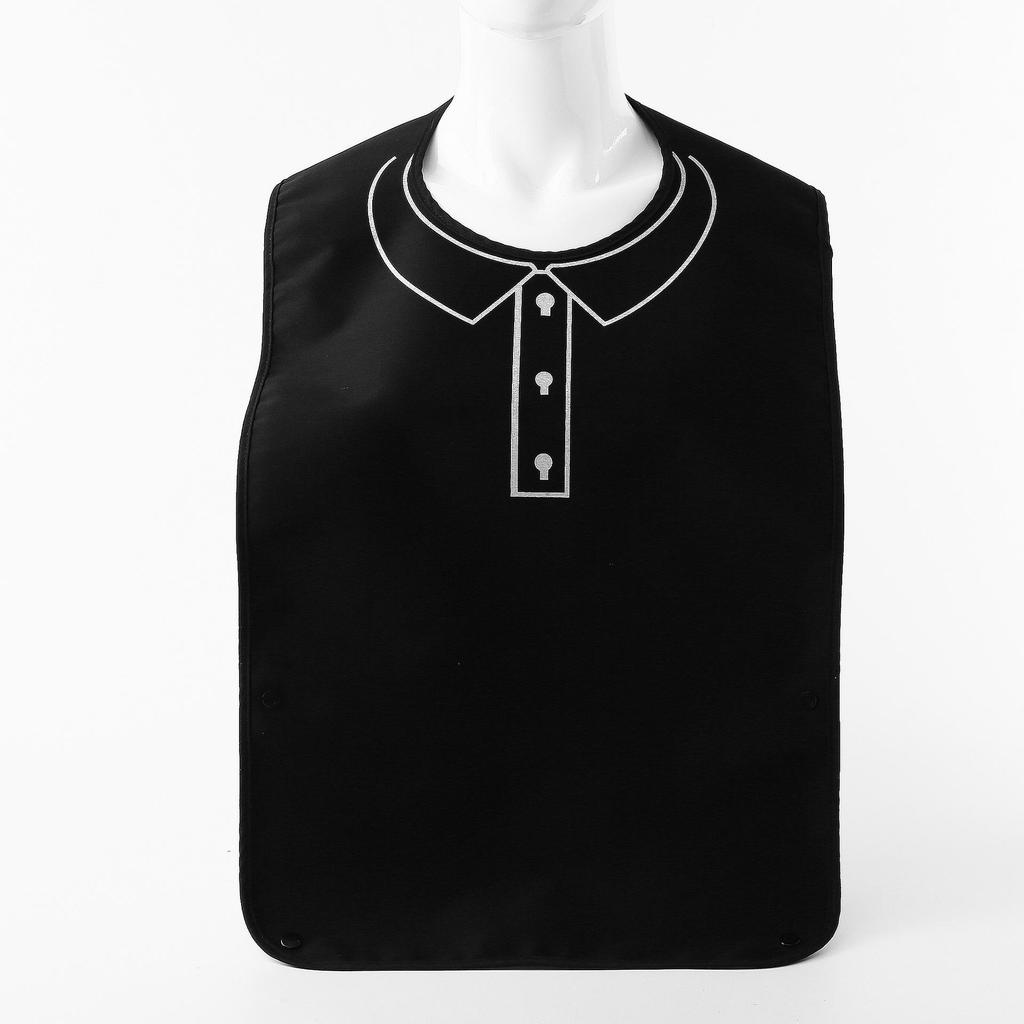 Водонепроницаемый клетчатый нагрудник для взрослых - герметичный, очень большой, устойчивый к пятнам, для столовой для пожилых людей