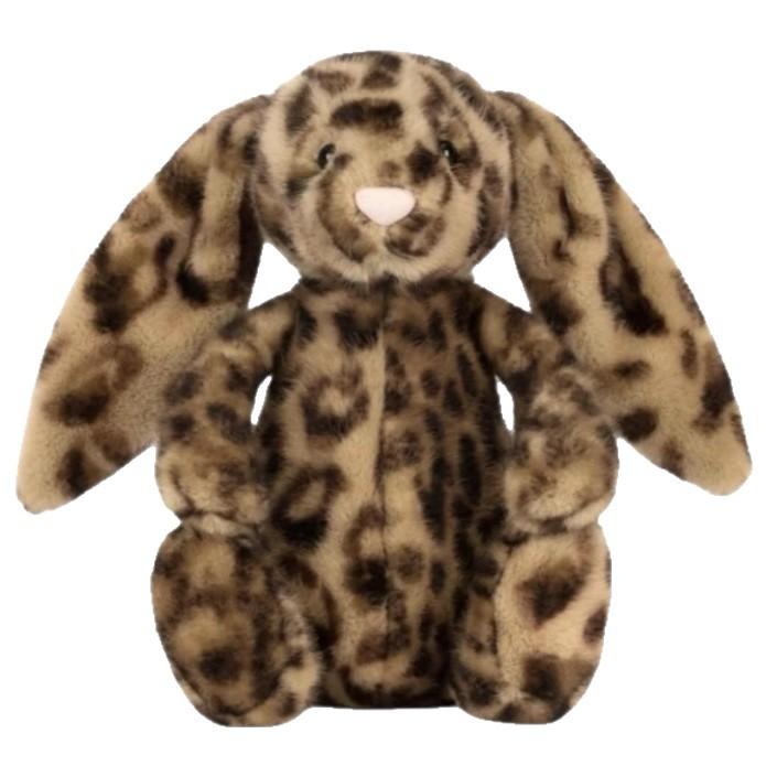 New Arrival Creative Rainbow Rabbit Pink Cheetah Rabbit Soothing Comfort Doll Cute Plush Bunny Toy Birthday Holiday Gift