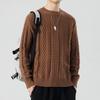 Hot Sale, Direct Supply, Autumn and Winter New Casual Crew Neck Sweater Bottom Knitted Sweater Large Size Loose Sweater
