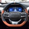 Для Chery Exeed VX TXL LX чехол на руль автомобиля из искусственной кожи дышащий противоскользящий из искусственной кожи авто украшение интерьер салона