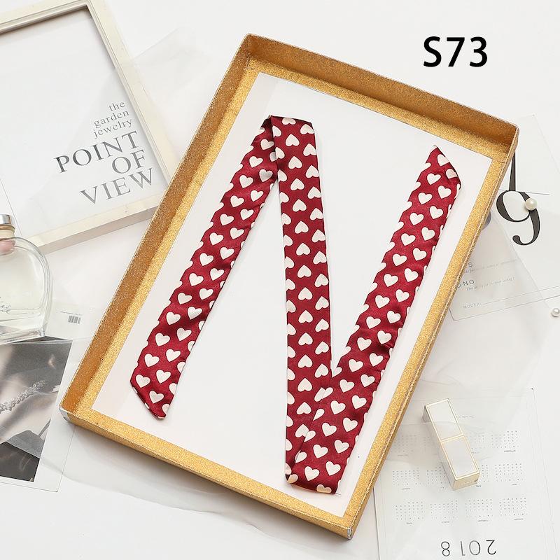 Solid Color Scarf, Women'S Slim And Long Scarf, Decorative Tie Bag, Ribbon, Versatile Headband, Bow Belt, Fashionable Scarf