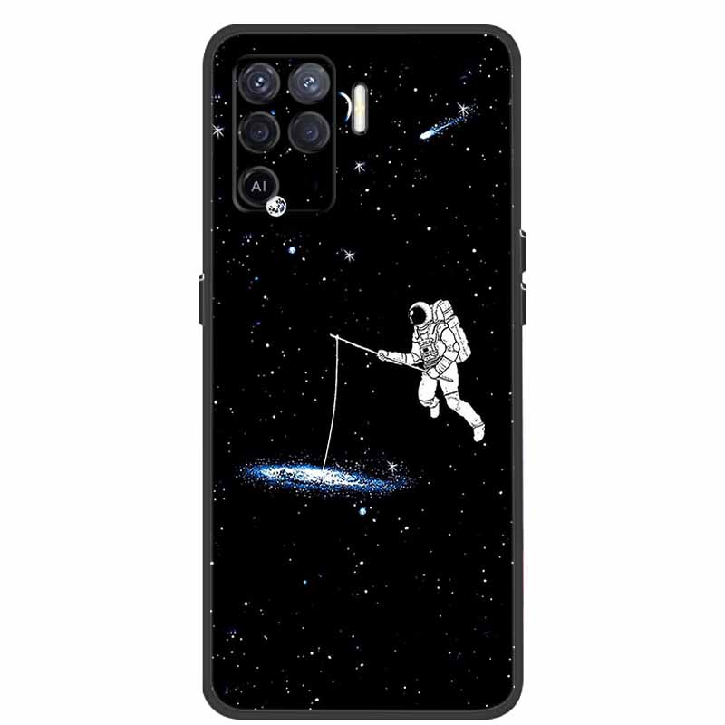 Для чехла OPPO Reno5 Lite Чехол Ударопрочный Мягкий силикон ТПУ Задняя крышка Для телефона Oppo Reno 5Z 5 Lite Чехол 5Lite CPH2205 Fundas