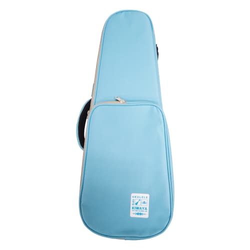 KIWAYA KLC-Sop/SB Soprano Size Ukulele Light Case (Compatible with Long Necks, Durable and Lightweight, with Retractable Shoulder Strap) Sky Blue