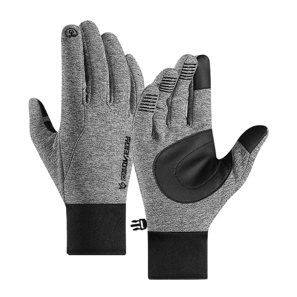 Мужские и женские зимние перчатки для мотоциклистов, перчатки для защиты от холода, водонепроницаемые, ветрозащитные, утолщенные перчатки для спорта на открытом воздухе, теплые перчатки для бега и лыж