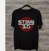 Футболка унисекс с коротким рукавом, черная, все размеры, с логотипом Sting 3.0 World Tour