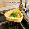 Sink Drain Basket Strong Load-bearing Universal Simple Installation Kitchen Sink Triangle Storage Rack with Drain Hole