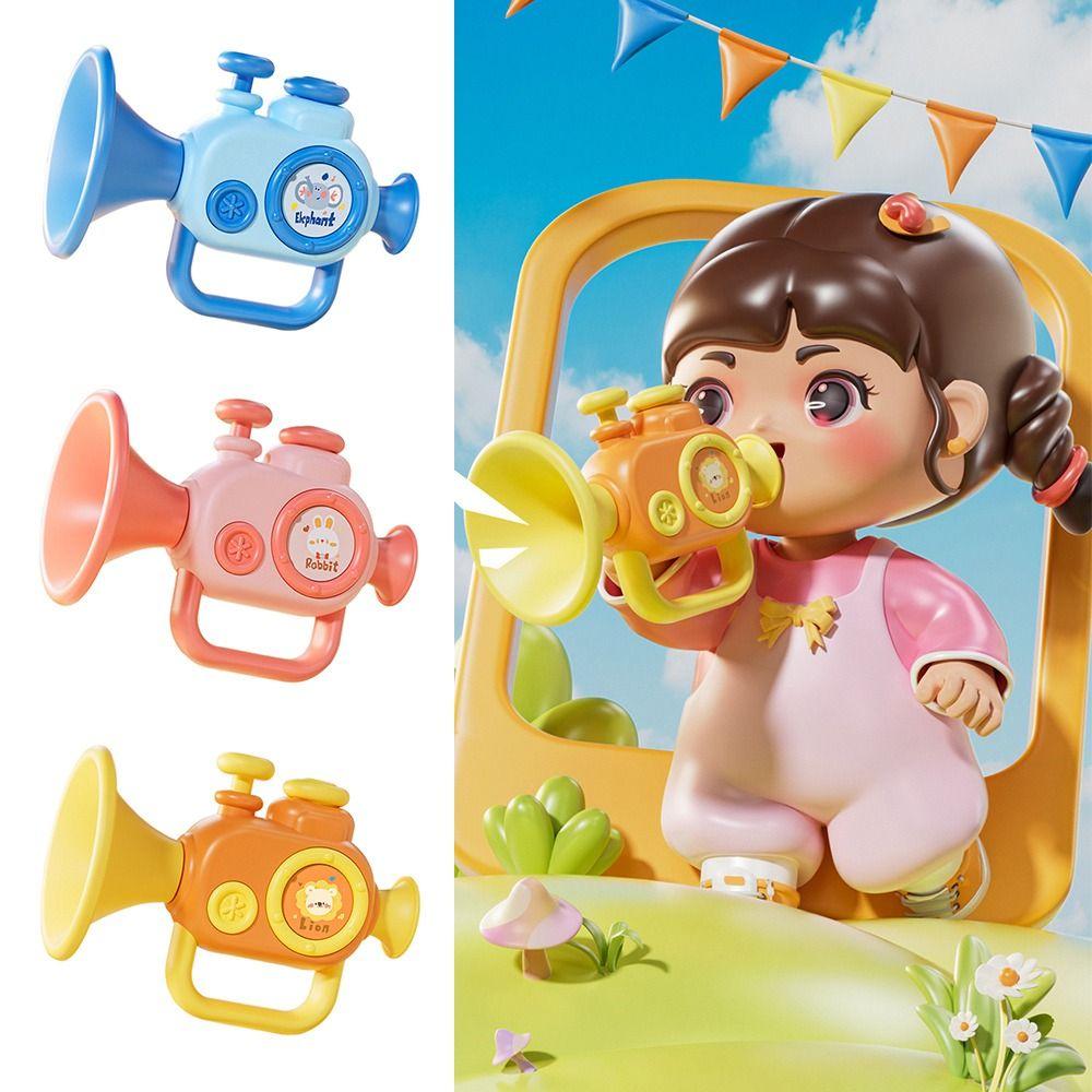 Multicolor Music Toys Anti-scratch Whistle Toy Creative Interesting Trumpet Toy Educational