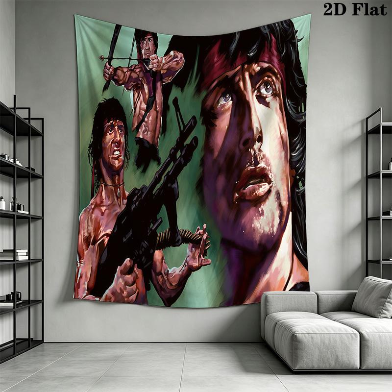 Rambo First Blood Bedding 1 Duvet Cover 2 Pillowcase Without Core Soft And Comfortable Christmas Birthday Gift Bedding Set Bedding