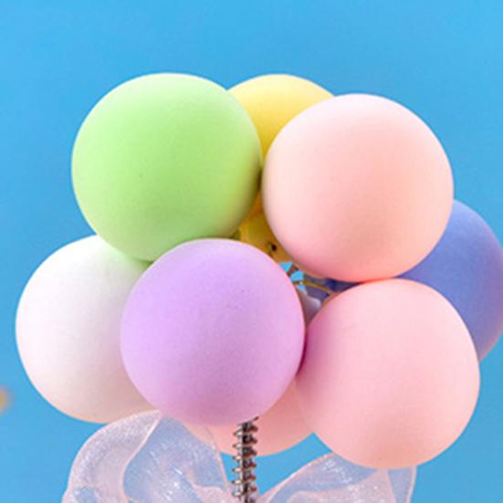 Car Decoration Balloon Design Heat Resistance Resin Balloon Shape Car Decoration Dashboard Clay Ornaments for Decoration