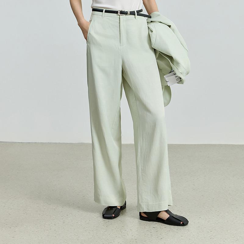 LILY Linen Casual Skirt and Wide Leg Pants