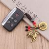 2026 Year Of Chinese Zodiac Horse Lucky Pendant Keychain Copper Feng Shui Wealth Key Ring Women Men Bag Charm Jewelry Gift
