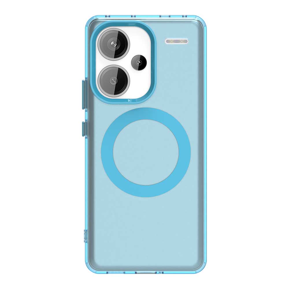 Чехол для Redmi Note 13 Pro Plus 5G, магнитный, для беспроводной зарядки, Funda Redmi Note 13 Pro+ Plus, Coque, матовый, полупрозрачный, задняя крышка из ПК