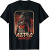 Футболка унисекс премиум-класса с лучшим дизайном, ацтекский король-воин, мексиканский абориген