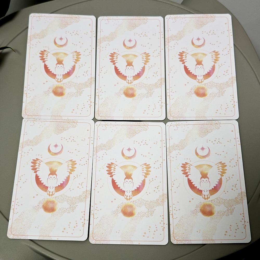 Сова и сорока Ленорман 10,3*6 см Колода Ленорман из 36 карт, традиционно иллюстрированная тушью (Версия совы)