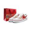 Nike Air Force 1 Thermal Coverage Низкие кеды для скейтборда Мужские Белый Красный CW2288-111(Команда147-)