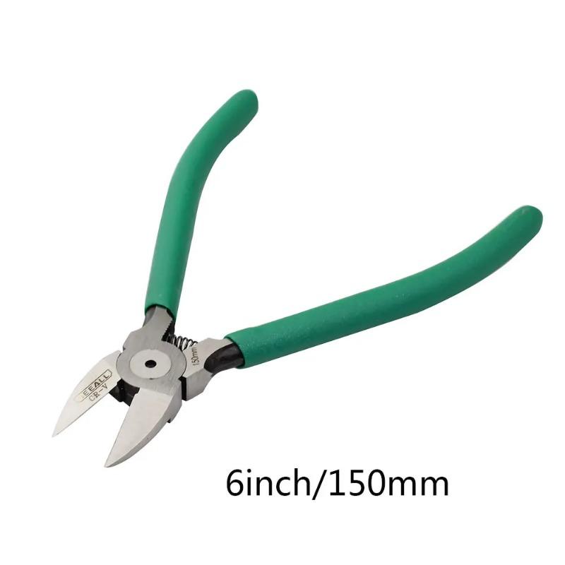 Garbge Tool1PCS 5"/6" Пластиковые бокорезы Кусачки Диагональные плоскогубцы Электрический кабельный резак Ручные инструменты для электронных Soft