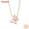 Tancise S925 Sterling Silver Luxury Personality Pendant Necklace Women's Classic Tide Necklace