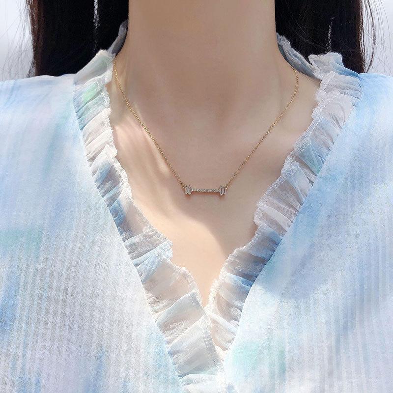 Темпераментное ожерелье Ожерелье Простое Нишевое Красивая Леди Цепочка на ключицу