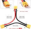 2 шт. Сетевой адаптер XT60 для 2 Lipo – Повышение напряжения, Разъем папа-мама – Для RC моделей, Силикон, Желтый Красный Черный