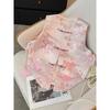 Женский жилет с бахромой, жаккардовой вышивкой на пуговицах, верхняя одежда 2025, с розовым жилетом