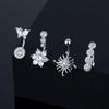 Crystal Belly Button Ring Animal Shape Belly Piercing Stainless Steel Navel Ring