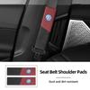 CUP1 Car Seat Belt Cover Safety Belt Two-colour Splicing Shoulder Protection Pads For VW Tiguan CC Jetta Polo Passat T-ROC Touareg