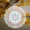3D Mandala Metal Wind Spinner Outdoor Garden Decor for Yard Patio Balcony Indoor and Outside Use Rotating Wind Chime Art