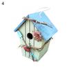 2024 New Style Bird House Birdcage Painting Outdoor Garden Hanging Cottage Feeder Nest Crafts Garden Supplies Products